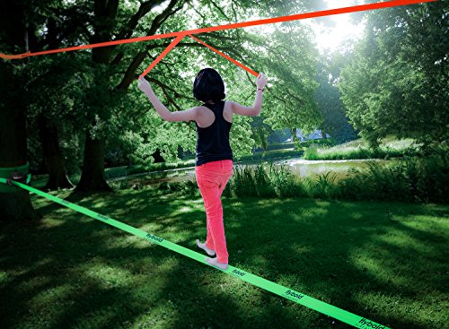 flybold 57 ft Slackline Kit for Kids and Adults