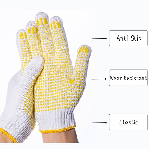 EMEKIAN 14mm Orange Climbing Rope, 10M Static, Non-Slip Gloves