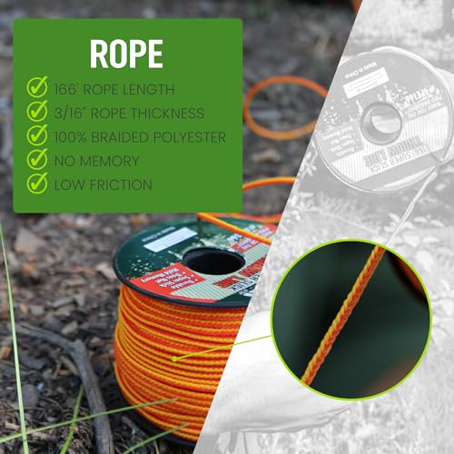 Arborist Throw Line Kit - 100% Polyester Rope