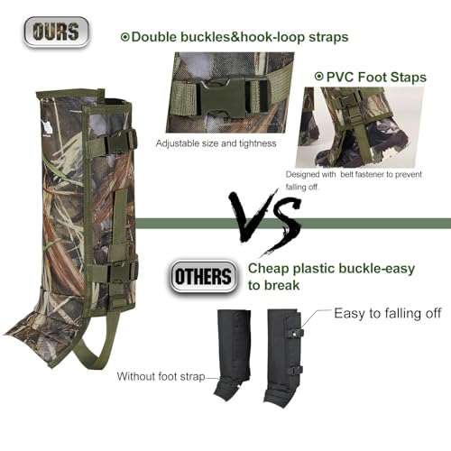 Waterproof Snake Gaiters for Hunting and Hiking