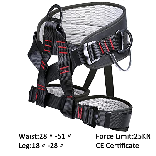 Adjustable Climbing Harness for Fire Rescuing and Rappelling