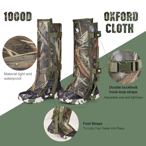 Waterproof Snake Gaiters for Hunting and Hiking