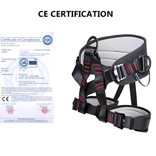 Adjustable Climbing Harness for Fire Rescuing and Rappelling