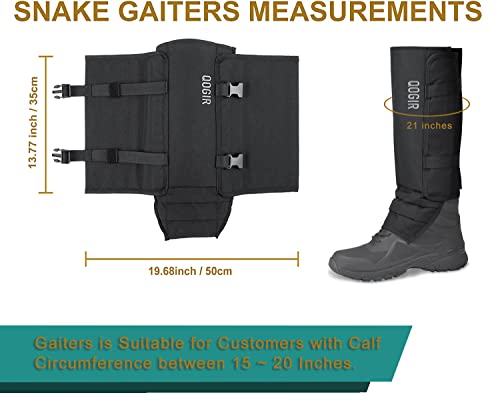 QOGIR Snake Gaiters: Durable Snake Guards for Climbers