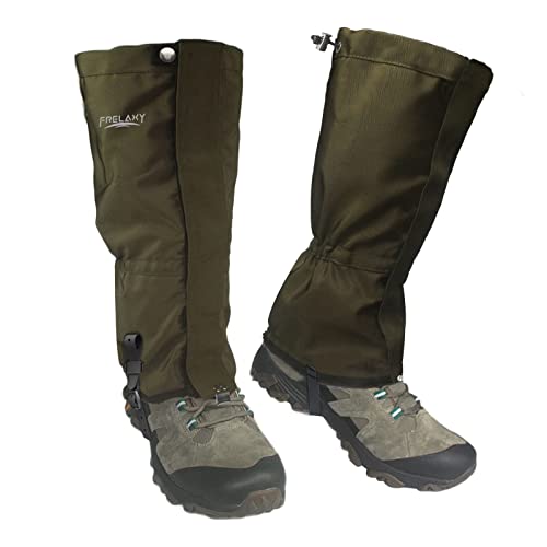 Waterproof Leg Gaiters with Upgraded Foot Strap