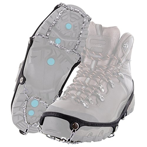 Yaktrax Diamond Grip Traction Cleats - Large, Black