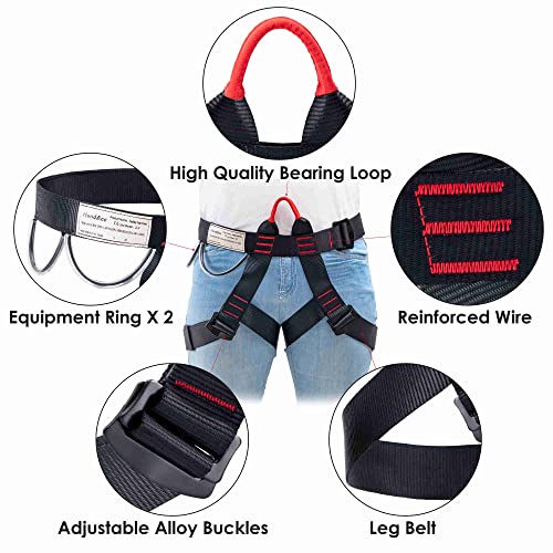 HandAcc Climbing Safety Belt for Rappelling and Rescuing