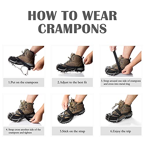 Cimkiz Ice Cleats: Anti-Slip Traction for Climbing Gear