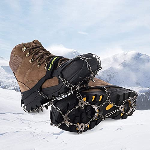 Enhanced Ice Cleat Spikes for Mountain Climbing Boots