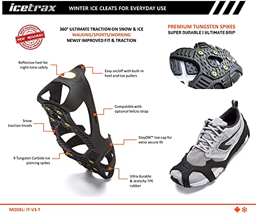 Tungsten Crampons: Non-Slip Ice Grips for Shoes