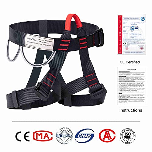 HandAcc Climbing Safety Belt for Rappelling and Rescuing