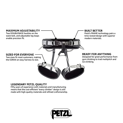 PETZL CORAX Harness - Fully Adjustable for Climbing