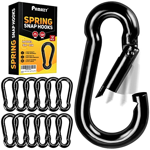 12Pcs Heavy Duty Carabiner Clip for Climbing Gear