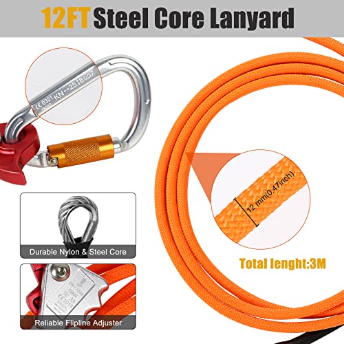 Tree Climbing Spurs with Non-Slip Pedal & Straps