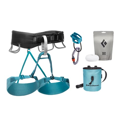 BLACK DIAMOND Women's Climbing Harness Package, Medium