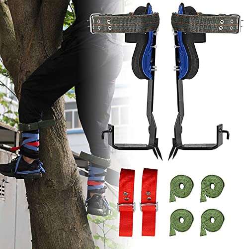 Adjustable Tree Climbing Spikes Set with Belt- 304 Stainless