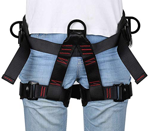 HandAcc Professional Thicken Half Body Safety Belt for Climbing
