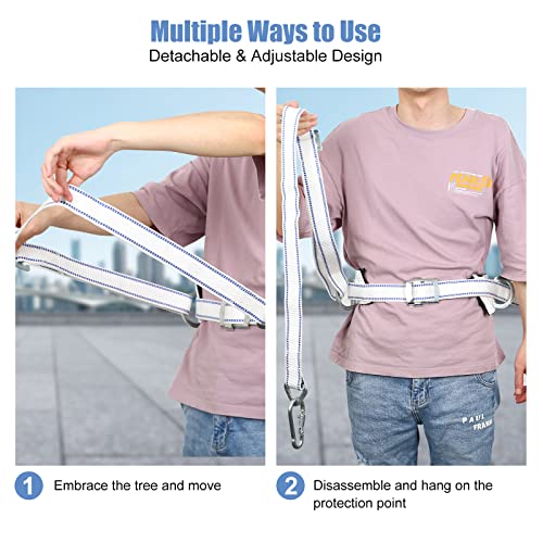 Adjustable Tree Climbing Spikes Set with Belt- 304 Stainless