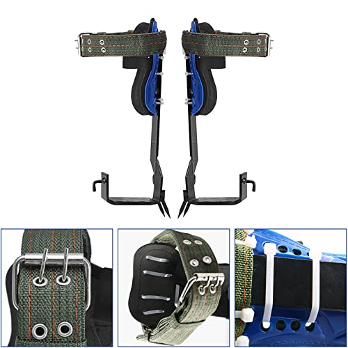 Tree Climbing Spurs with Non-Slip Pedal & Straps