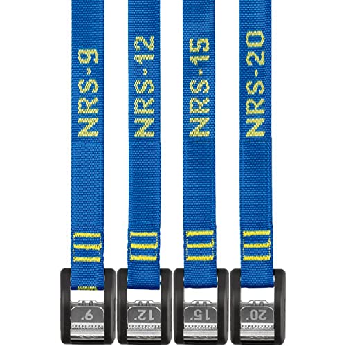 NRS 12' Iconic Blue Buckle Bumper Strap Pair
