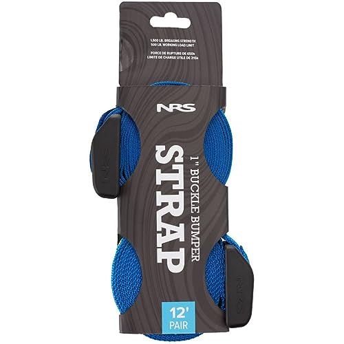 NRS 12' Iconic Blue Buckle Bumper Strap Pair