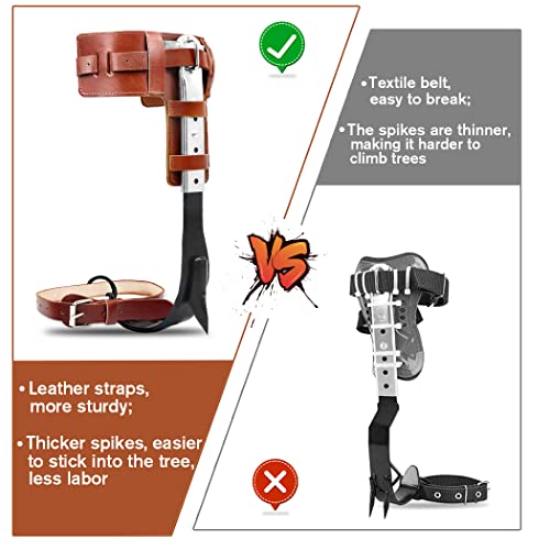 304 Stainless Steel Adjustable Climbing Spurs for Tree Climbing