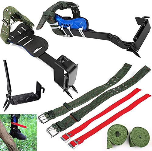 Adjustable Tree Climbing Spikes Set with Belt- 304 Stainless