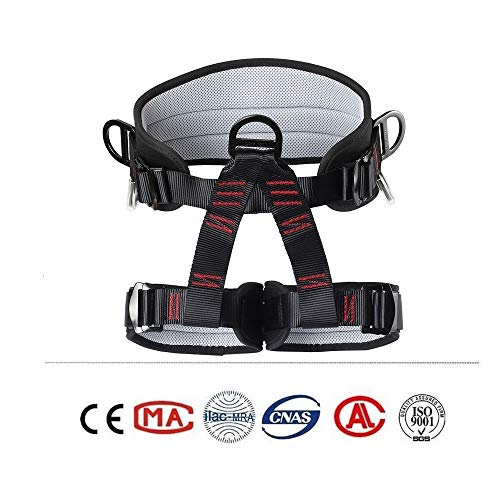 HandAcc Professional Thicken Half Body Safety Belt for Climbing