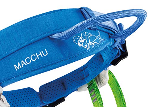 PETZL MACCHU Kids' Adjustable Climbing Harness - Blue