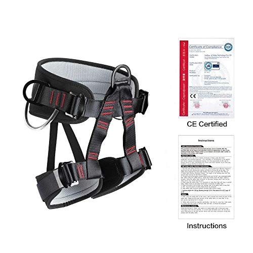 HandAcc Professional Thicken Half Body Safety Belt for Climbing