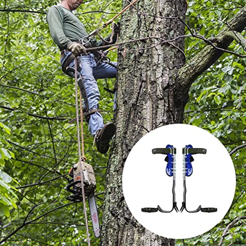GothicBride Stainless Steel Tree Climbing Spikes Set, Adjustable