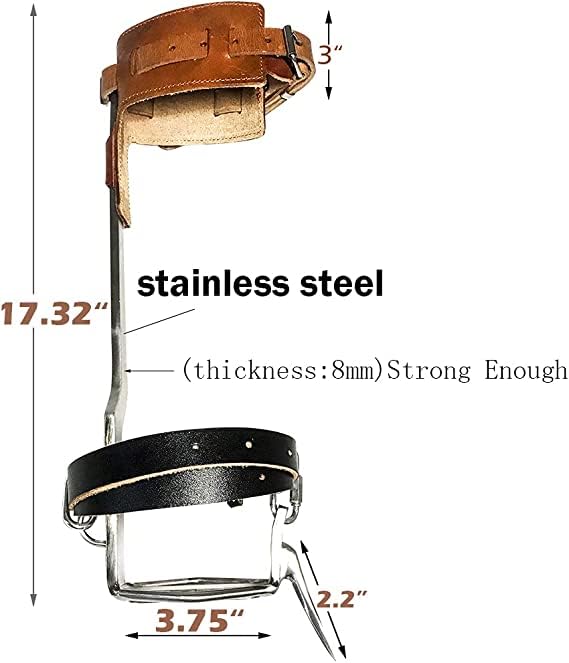 TOMCHY Tree Climbing Spikes Set - Non-Slip Pedal
