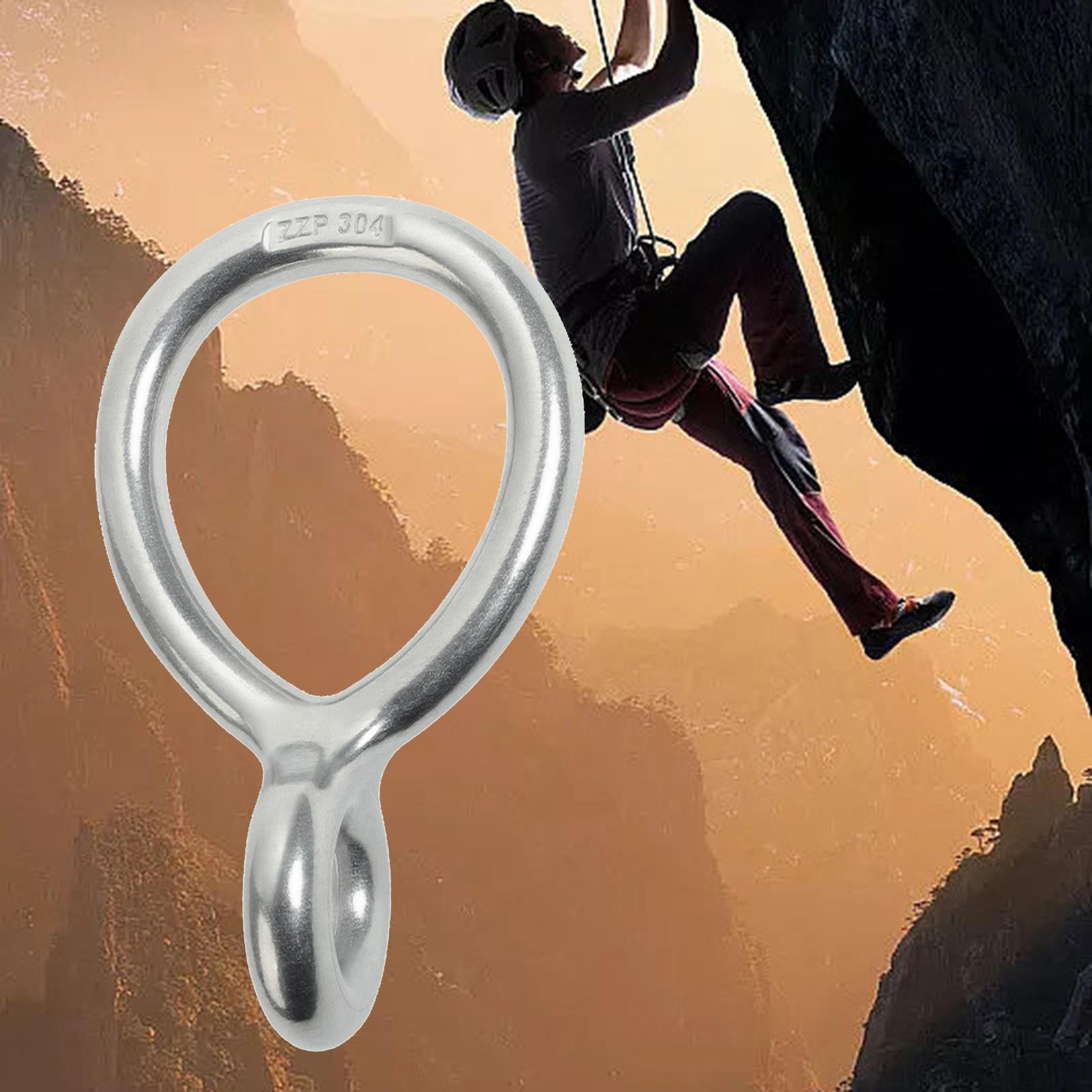 Stainless Steel Rappel Gear for Climbing and Speleology