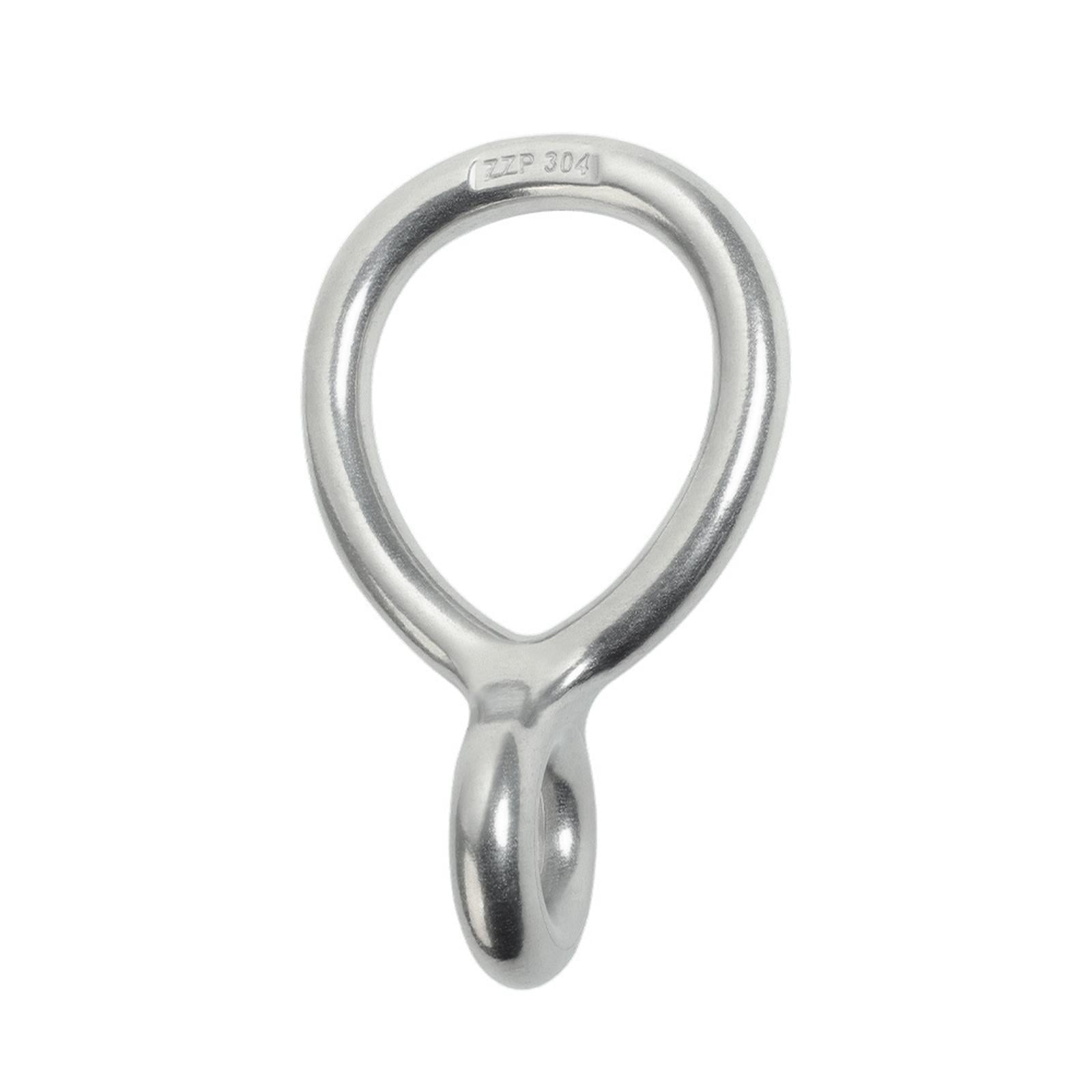 Stainless Steel Rappel Gear for Climbing and Speleology