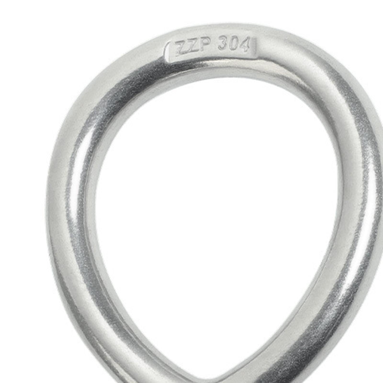 Stainless Steel Rappel Gear for Climbing and Speleology