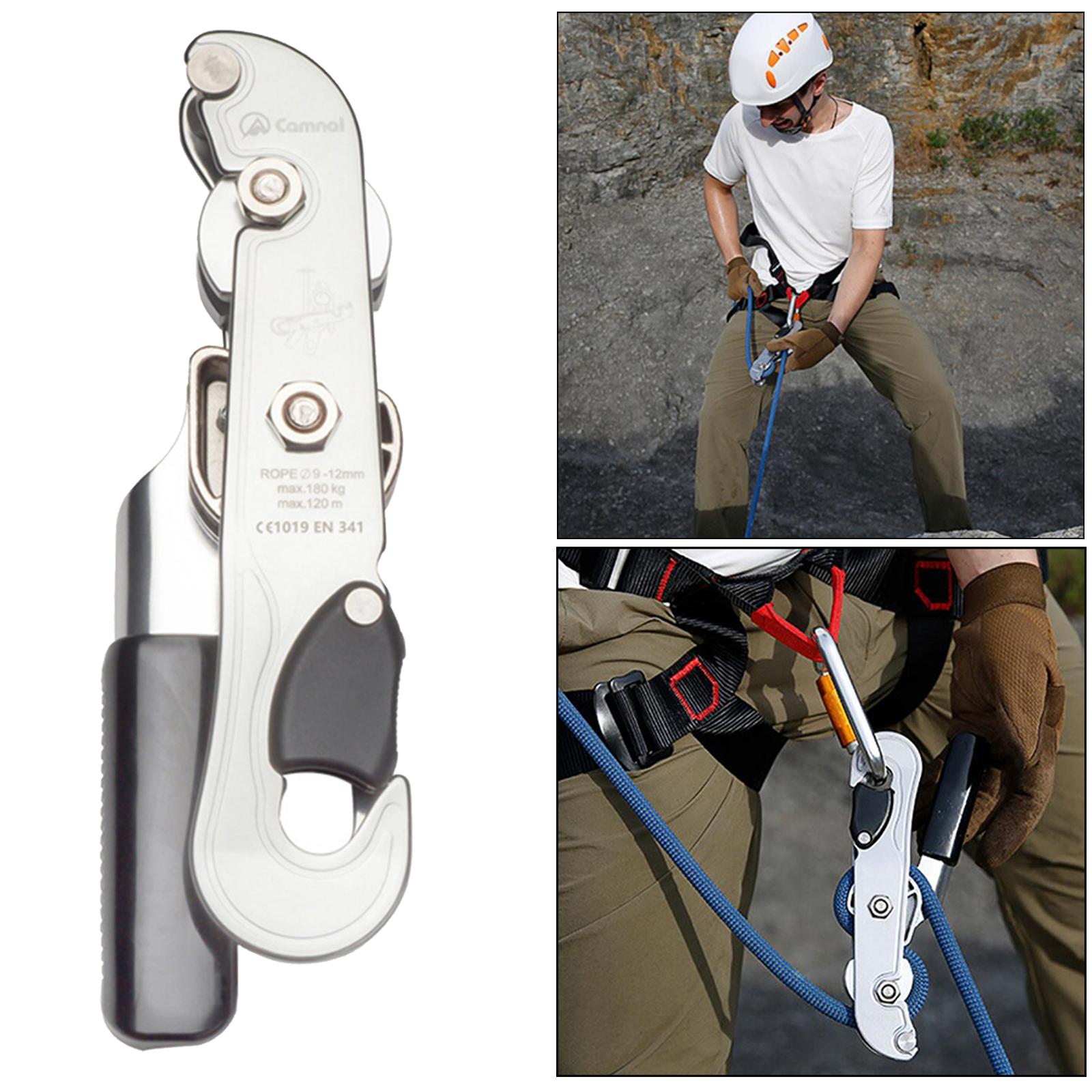 Professional Climbing Descender for 9-12mm Single Rope