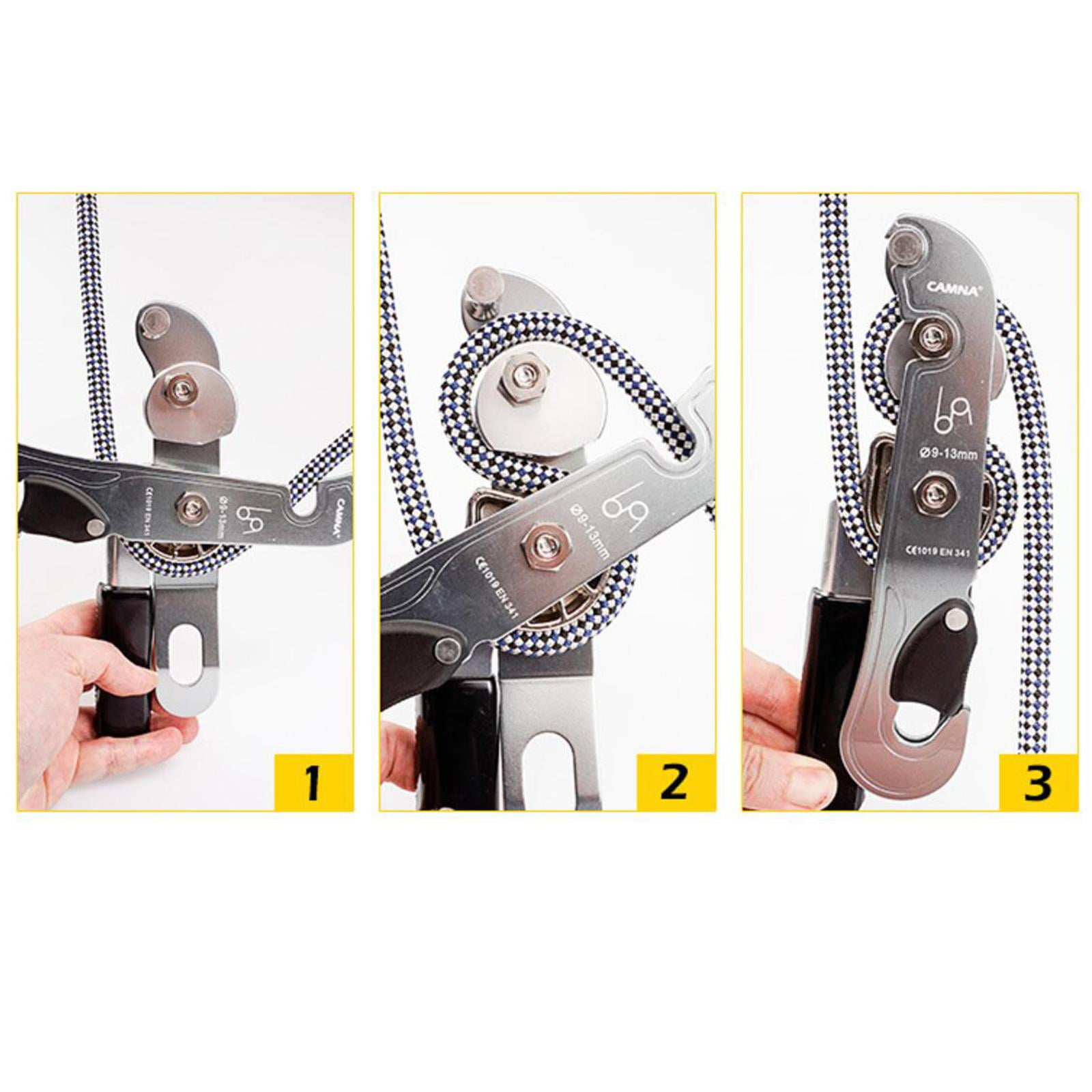 Professional Climbing Descender for 9-12mm Single Rope