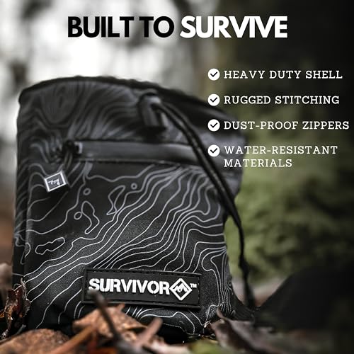 Survivor Chalk Bag for Climbing & Weightlifting