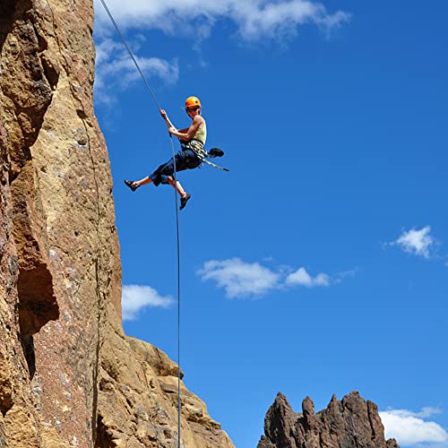 Black 40KN Rescue Figure 8 Descender Climbing Gear