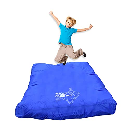 5x5 Sensory Foam Crash Pad for Climbers, Blue