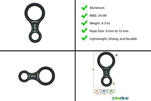 Heavy Duty 35 kN ProClimb Figure 8 Descender