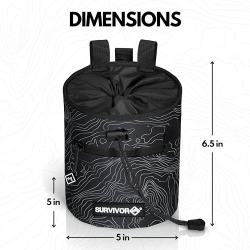 Survivor Chalk Bag for Climbing & Weightlifting