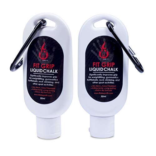 Liquid Fit Chalk Bottle for Weightlifting and Climbing