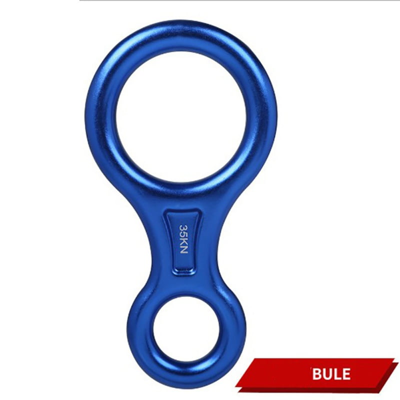 35KN Rescue Figure 8 Rappel Belay Device, Blue