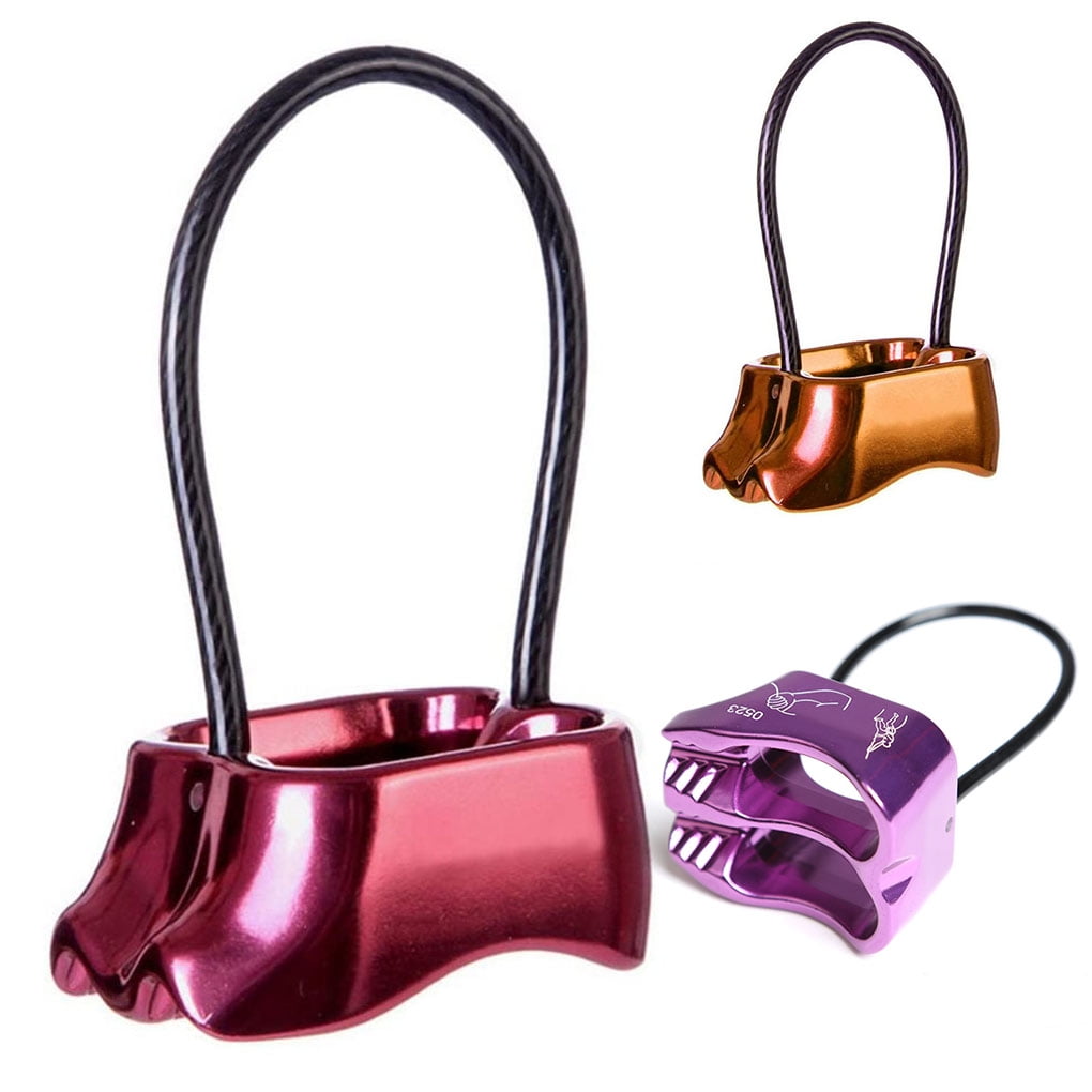 Chidgrass Rope Belay Rappel Device for Climbers - Purple