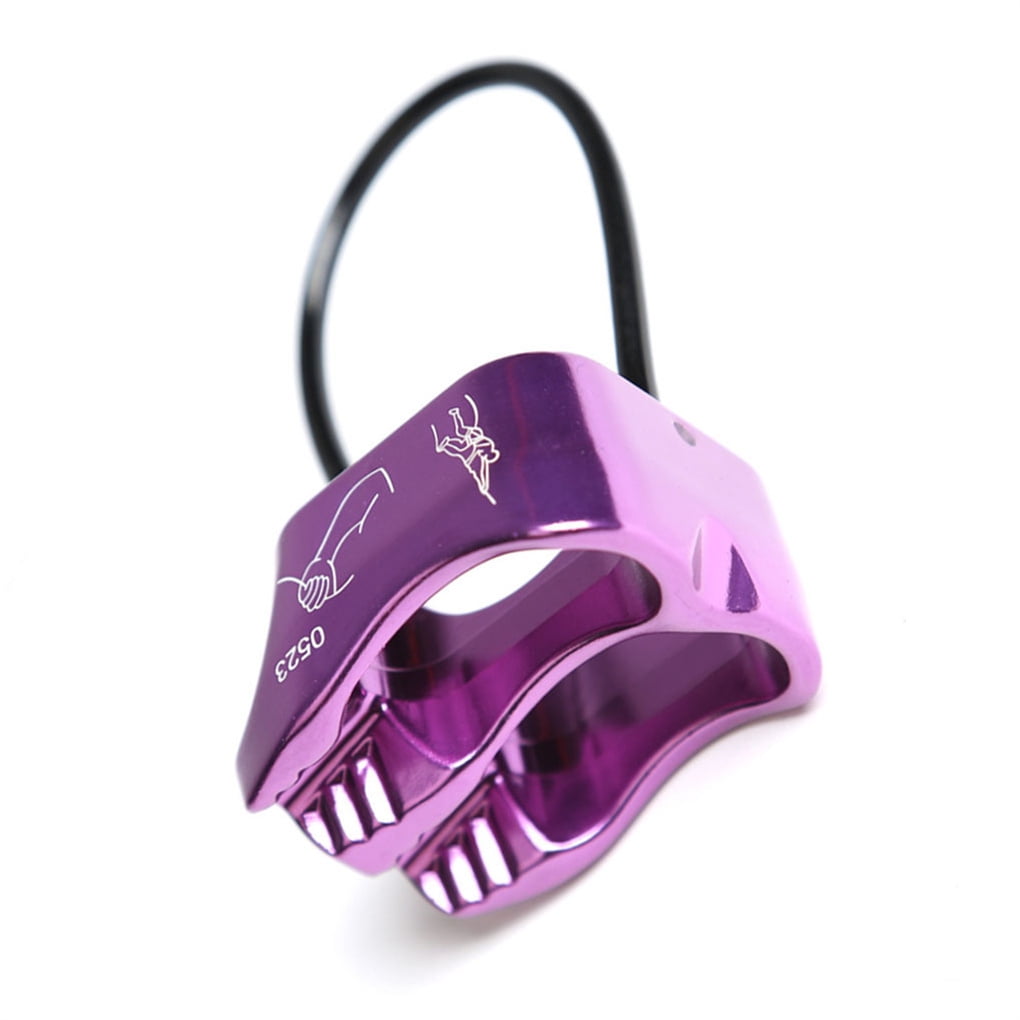 Chidgrass Rope Belay Rappel Device for Climbers - Purple