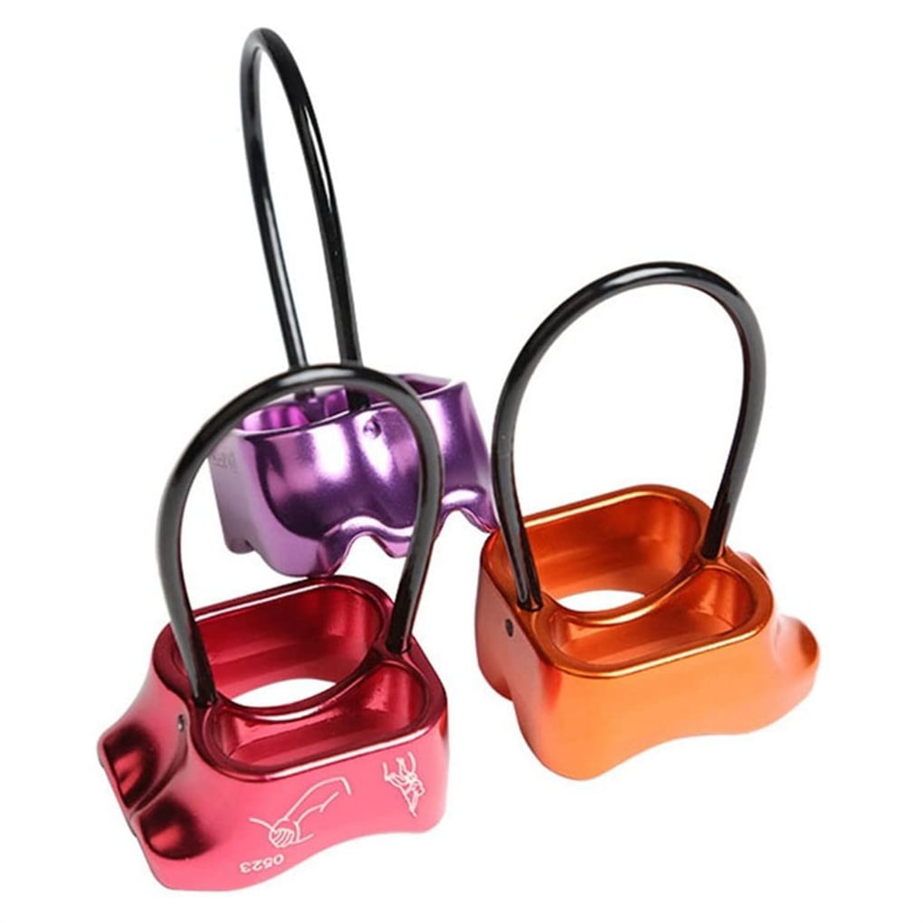 Chidgrass Rope Belay Rappel Device for Climbers - Purple