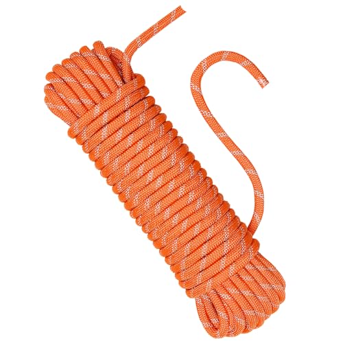 NorthPada 10mm x 16 ft Nylon Static Climbing Rope