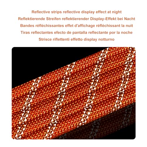 NorthPada 10mm x 16 ft Nylon Static Climbing Rope