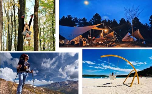 NorthPada 10mm x 16 ft Nylon Static Climbing Rope